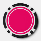 Hot Roze Poker Chips (Achterkant)