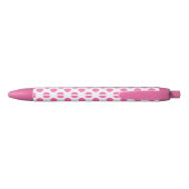 Hot-roze pooldots blauwe inkt pen (Achterkant)