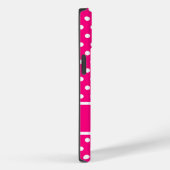 Hot-roze pooldots Case-Mate iPhone case (Achterkant / Rechts)