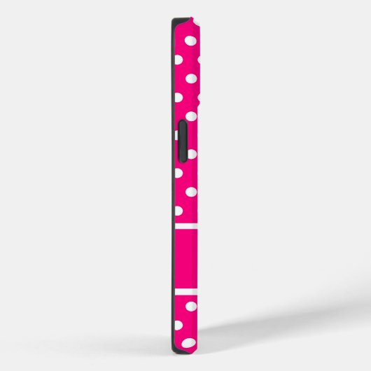Hot-roze pooldots Case-Mate iPhone case (Achterkant / Rechts)
