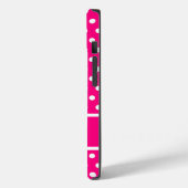 Hot-roze pooldots Case-Mate iPhone case (Achterkant / Links)