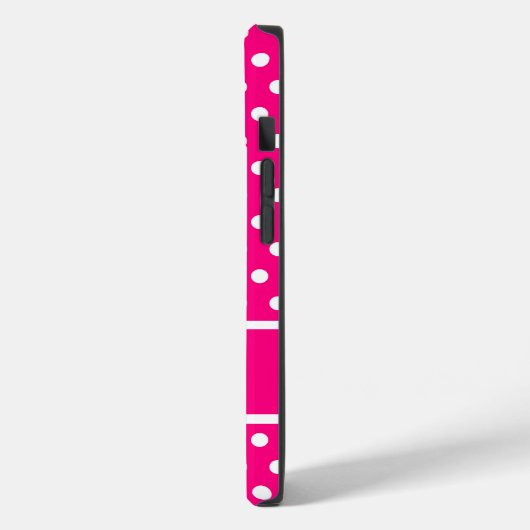 Hot-roze pooldots Case-Mate iPhone case (Achterkant / Links)