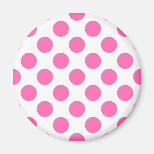 Hot-roze pooldots magneet (Voorkant)