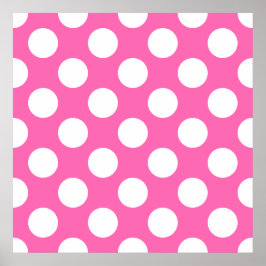 Hot-roze pooldots poster