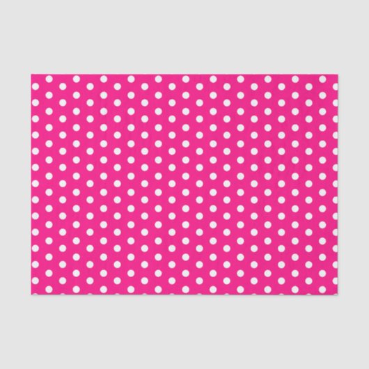 Hot-roze pooldots tissuepapier (Voorkant)