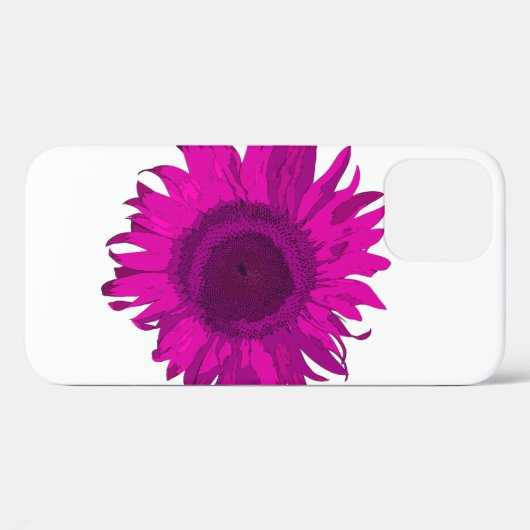 Hot-Roze Pop Art Sunflower Case-Mate iPhone Case (Achterkant (horizontaal))