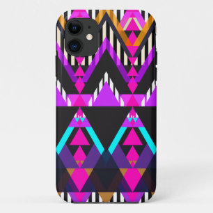 Hot-roze Pop Aztec iPhone 11 Hoesje