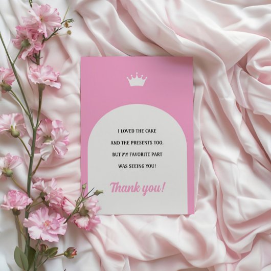 Hot roze pop Kaart, Mode pop dank u kaart