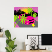 Hot-roze Poster afdrukken (Thuiskantoor)