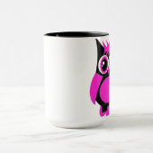 Hot-roze Punk ovale Mok (Midden)