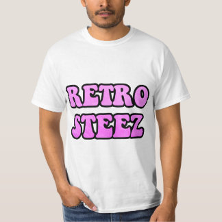Hot-roze Retro Steez T-shirt