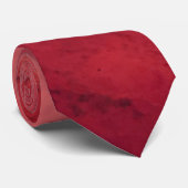 Hot Roze Rood Ombre Marmer Elegant Modern Chic Stropdas (Opgerold)