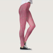 Hot-roze Roos Afdrukken Leggings (Rechts)