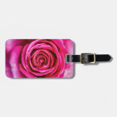 Hot-roze Roos Bagagelabel (Voorkant horizontaal)