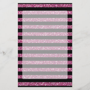 Hot-roze Roos Briefpapier