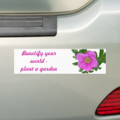 Hot-Roze Roos Coördinatie items Bumpersticker (Op auto)