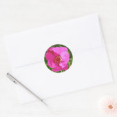 Hot-roze Roos Digital Art Sticker (Envelop)