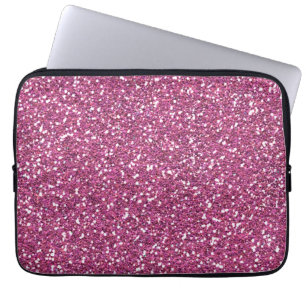 Hot-roze Roos Glamour Laptop Sleeve