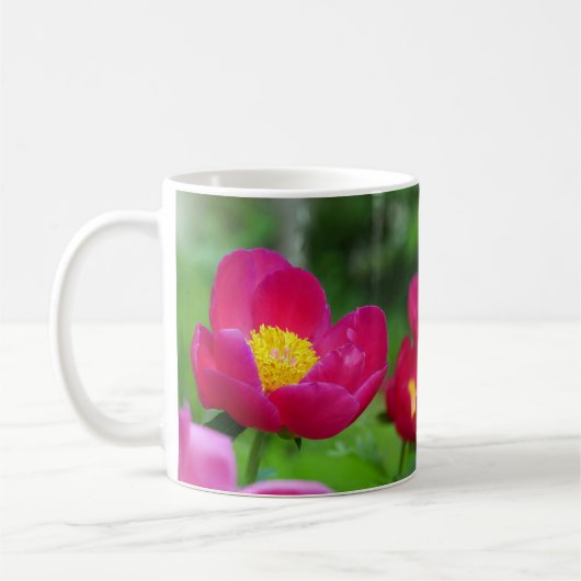 Hot-roze Roos Koffiemok (Links)