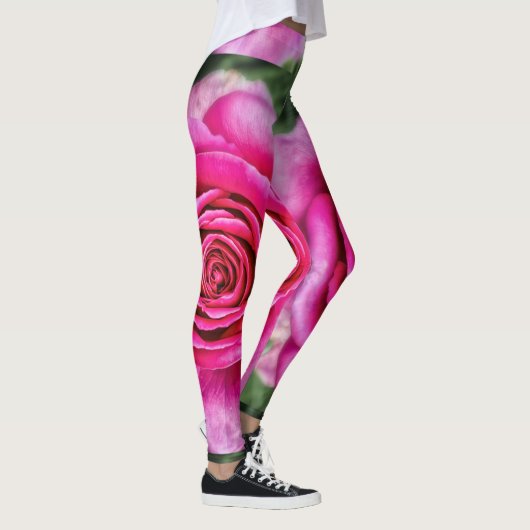 Hot-roze Roos Leggings (Rechts)