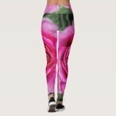 Hot-roze Roos Leggings (Achterkant)