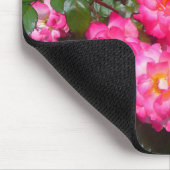 Hot-roze Roos Mousepad Muismat (Hoek)