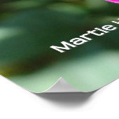 Hot-roze Roos Poster (Hoek)