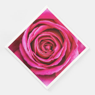 Hot-roze Roos Servet