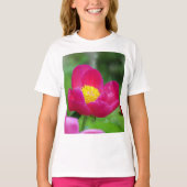 Hot-roze Roos T-shirt (Voorkant)
