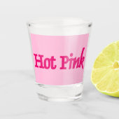 Hot Roze roze shot glas (Voorkant)