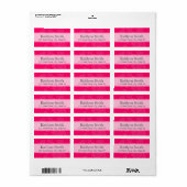 Hot roze Sakura bloesems Etiket (Full Sheet)