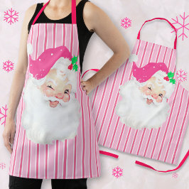 Hot-Roze  Santa Wink Retro KerstSchort Schort