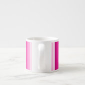 Hot-roze schaduwstrepen espresso kop (Achterkant)