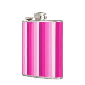 Hot-roze schaduwstrepen heupfles (Links)