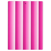 Hot-roze schaduwstrepen klembord (Achterkant)