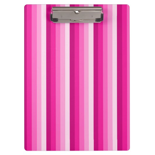 Hot-roze schaduwstrepen klembord (Voorkant)