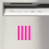 Hot-roze schaduwstrepen magneet (Insitu (Vaatwasser))