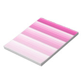 Hot-roze schaduwstrepen notitieblok (Linkerzijde)