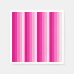 Hot-roze schaduwstrepen servet