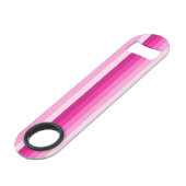 Hot-roze schaduwstrepen speed flessenopener (Voorkant Gekanteld)