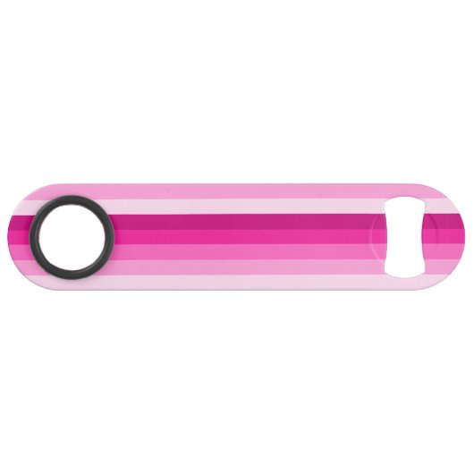 Hot-roze schaduwstrepen speed flessenopener (Achterkant Horizontaal)