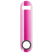 Hot-roze schaduwstrepen speed flessenopener (Voorkant)