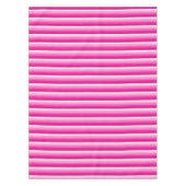 Hot-roze schaduwstrepen tafelkleed (Voorkant)