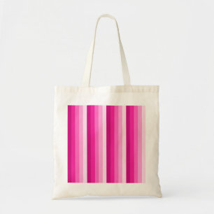 Hot-roze schaduwstrepen tote bag