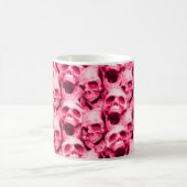 Hot-roze schedels koffiemok (Center)