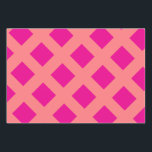 Hot Roze Sinaasappel Checker Patterns Boho Kleurri Inpakpapier Vel<br><div class="desc">Ontworpen met roze sinaasappel aangepaste kleuren,  dit is geweldig voor bruiloften,  vrijgezellenfeesten,  baby shower,  vrijgezellen en meer!</div>