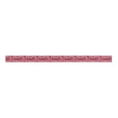 Hot-roze slangen grosgrain lint (Voorkant)