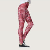 Hot-roze slangen leggings (Rechts)