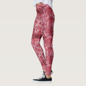 Hot-roze slangen leggings (Links)