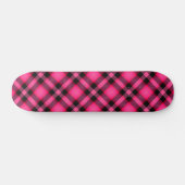 Hot-roze speldenband, Punk of preppy Persoonlijk Skateboard (Horizontaal)